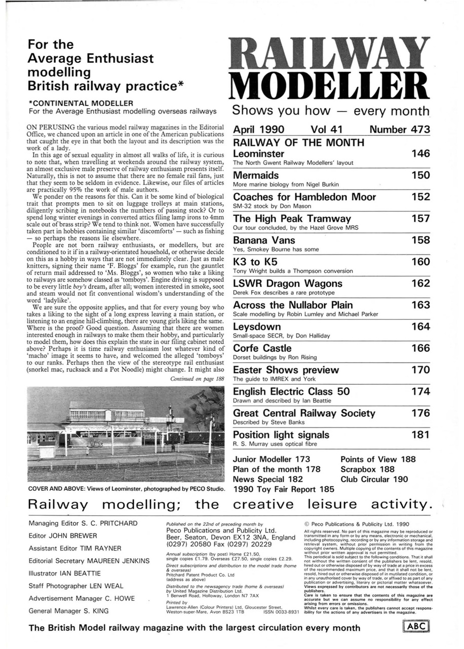 Railway Modeller Preview Pages