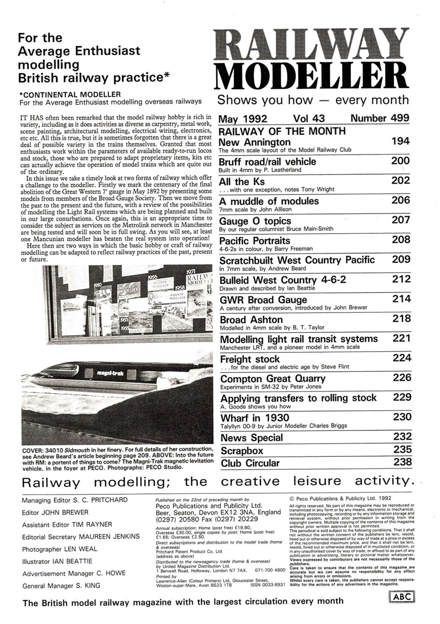 Railway Modeller Preview Pages