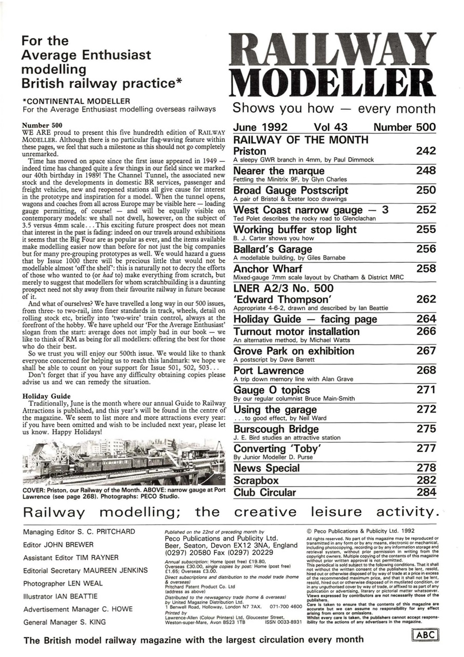 Railway Modeller Preview Pages