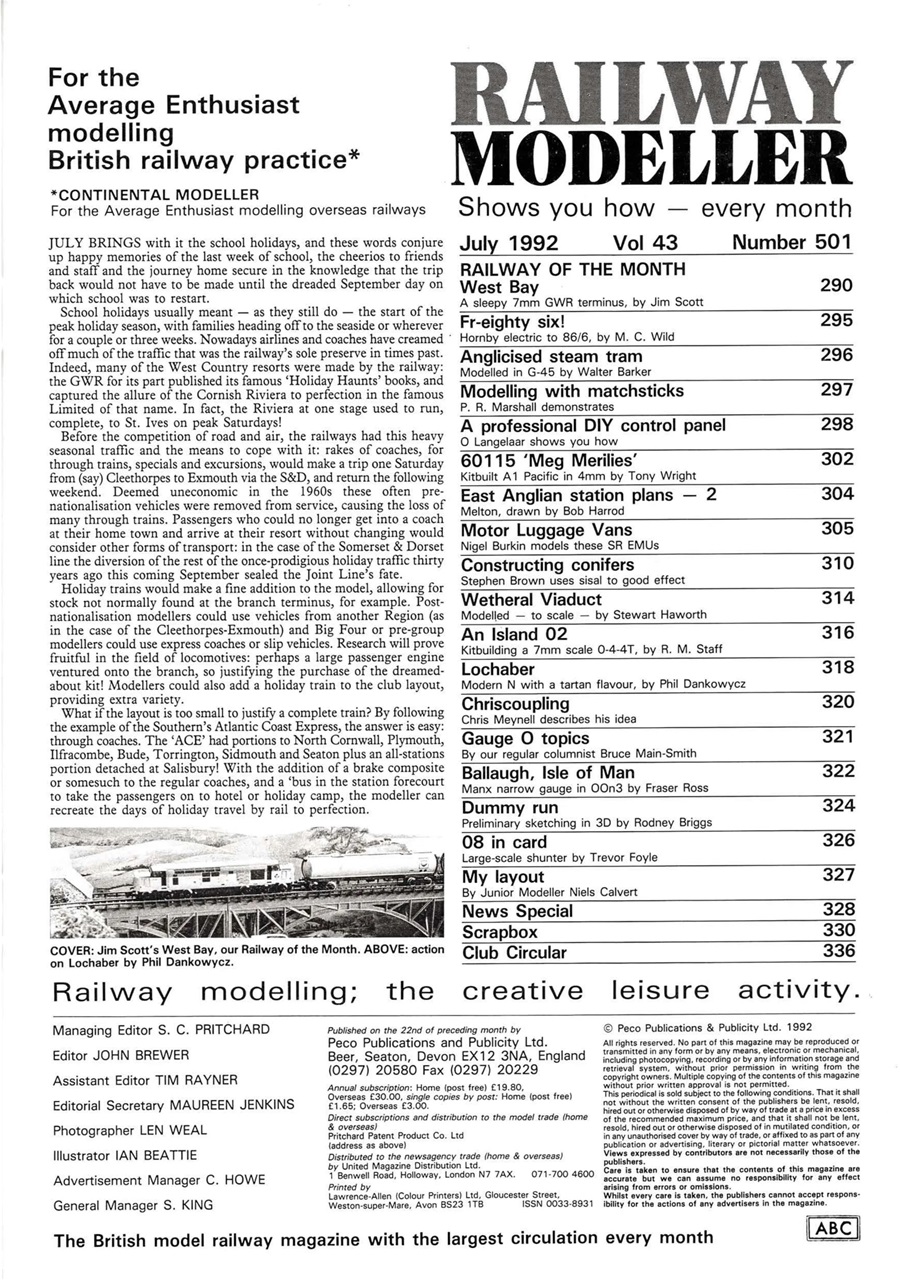 Railway Modeller Preview Pages