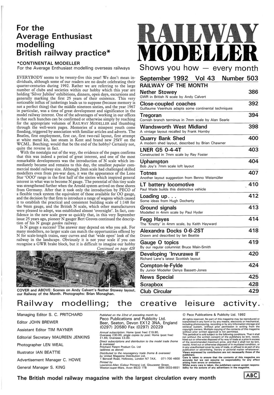 Railway Modeller Preview Pages