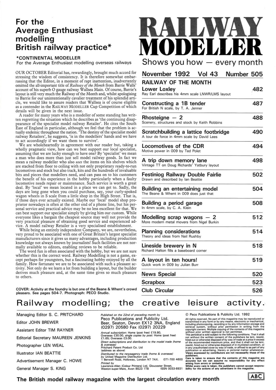 Railway Modeller Preview Pages