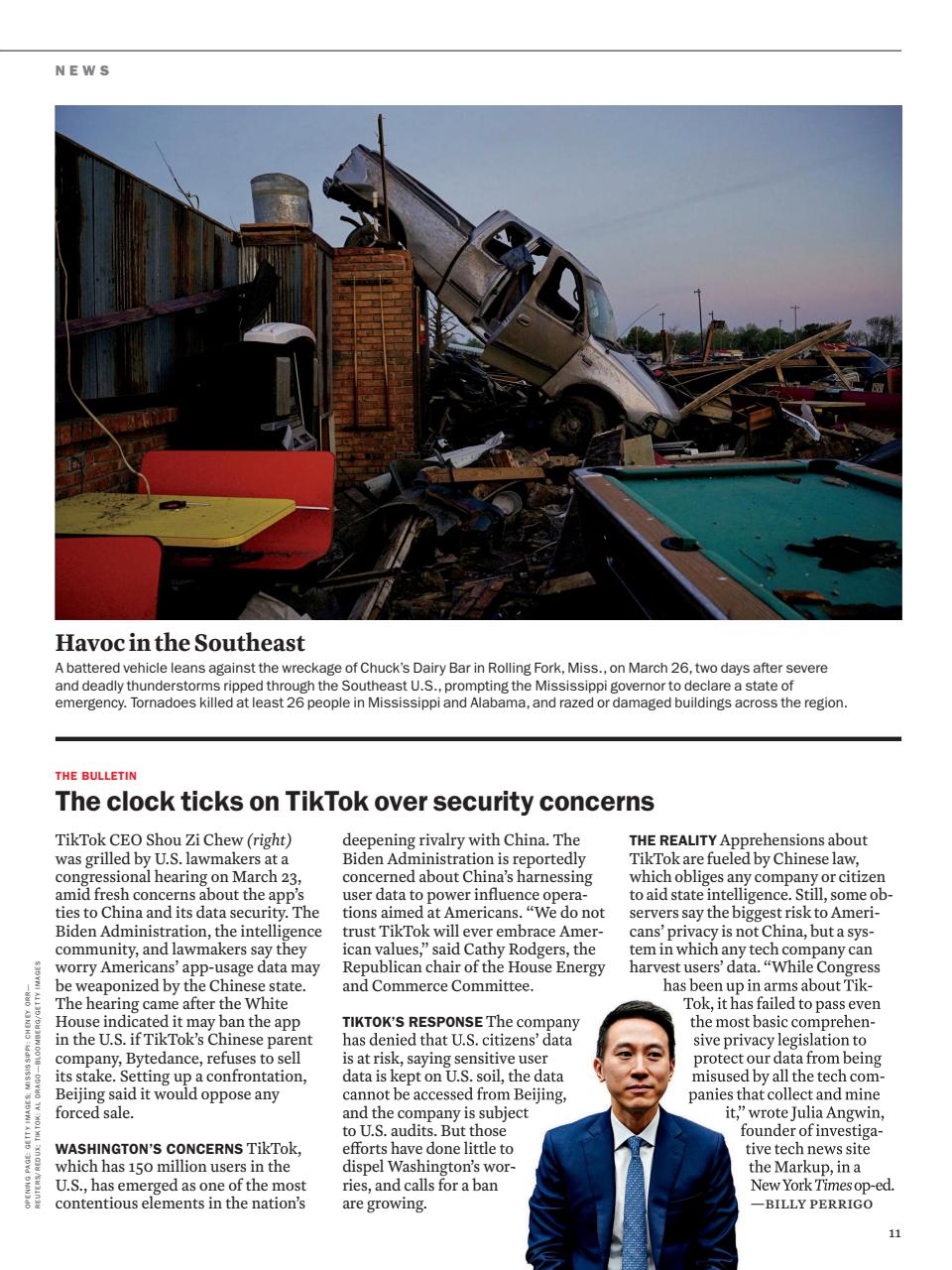 TIME Magazine Europe Preview Pages
