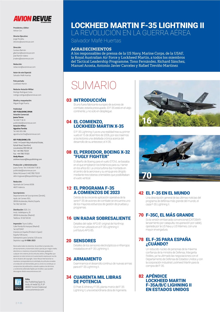 Avion Revue Internacional Preview Pages