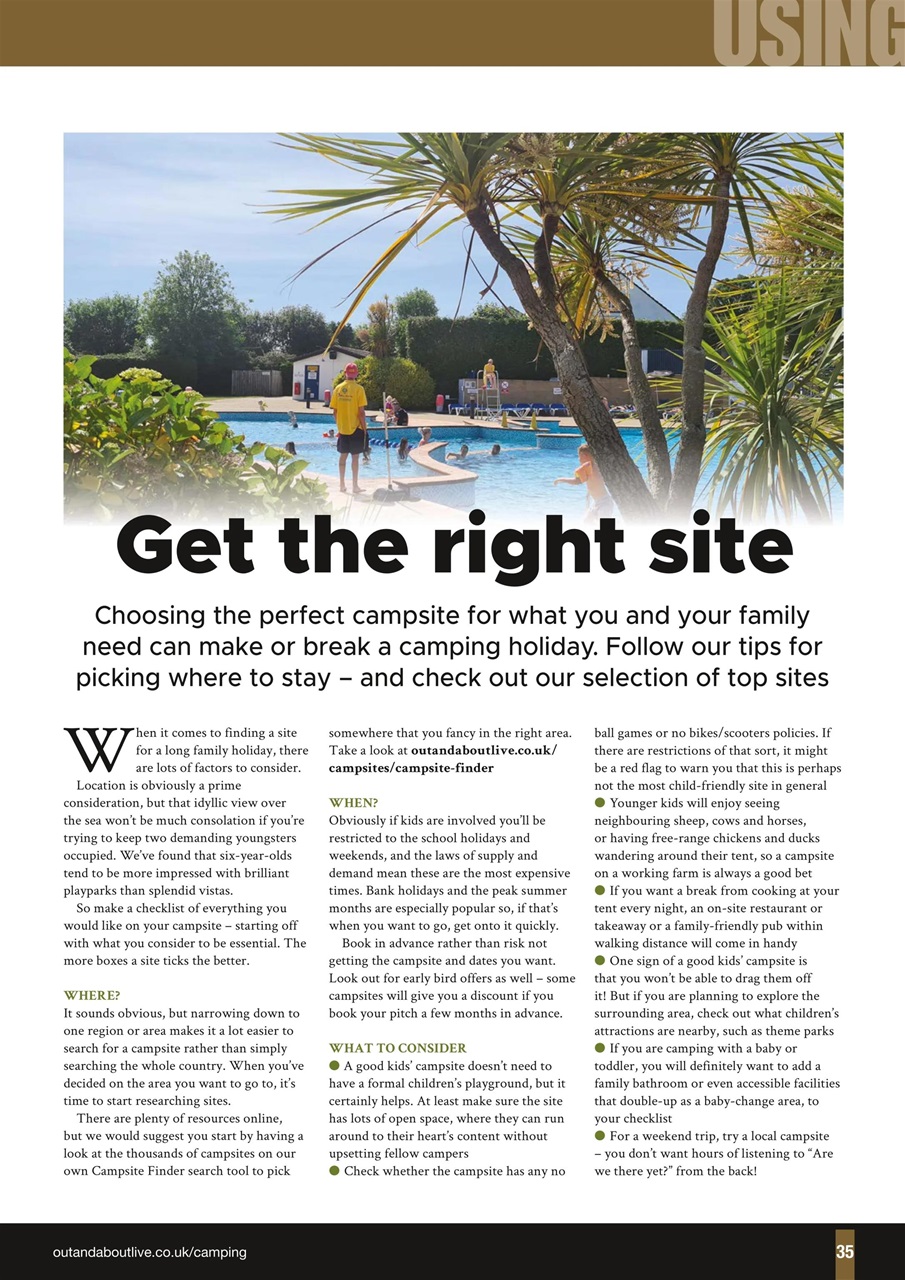 Camping Preview Pages