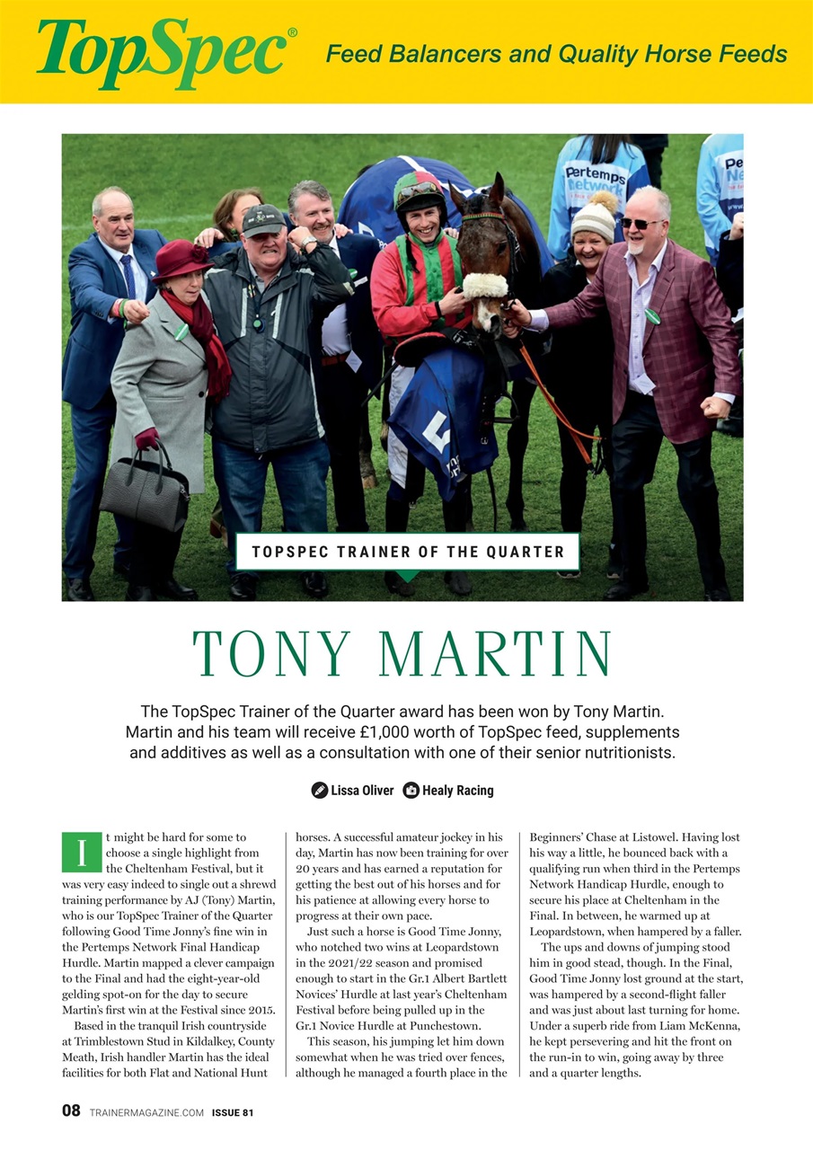 European Trainer Magazine - horse racing Preview Pages