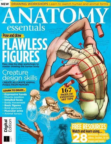 Creative Bookazine issue Anatomy Essentials Fourteenth Edition
