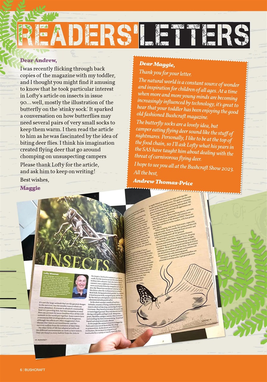 Bushcraft & Survival Skills Magazine Preview Pages