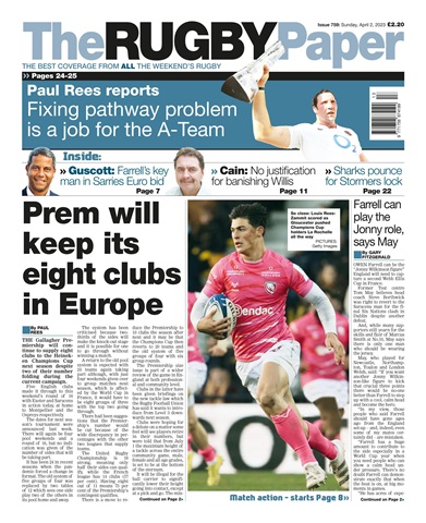 The Rugby Paper issue 2-Apr-2023