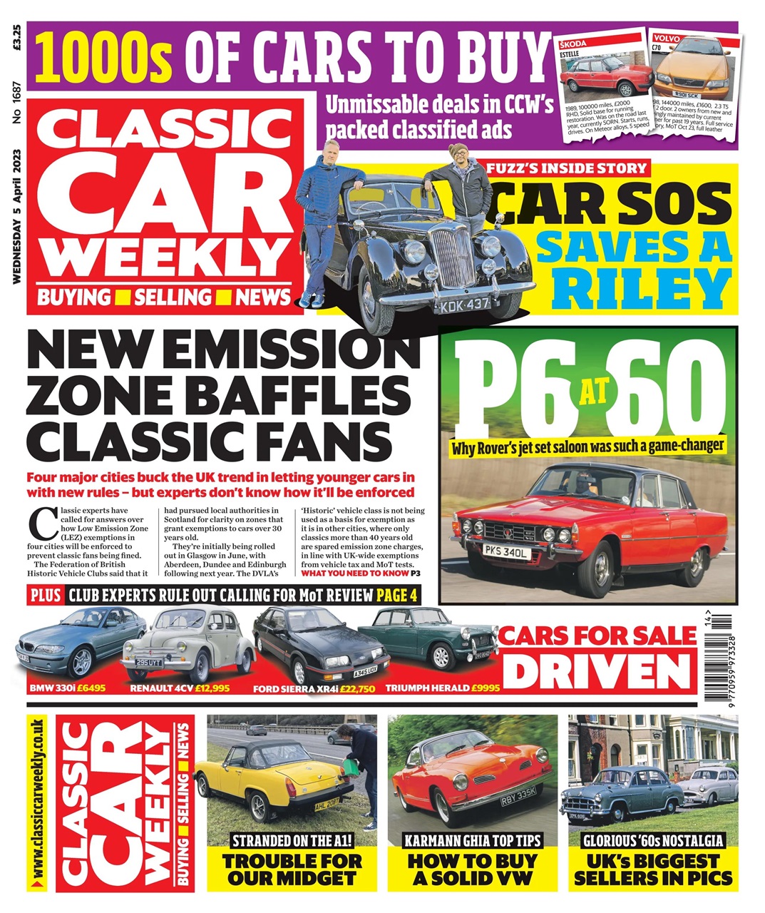 Classic Car Weekly Preview Pages