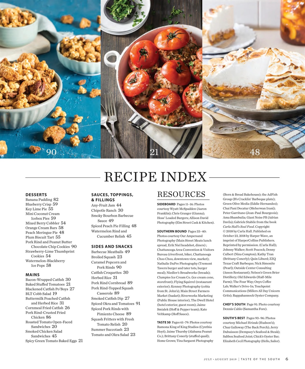 Taste of the South Preview Pages
