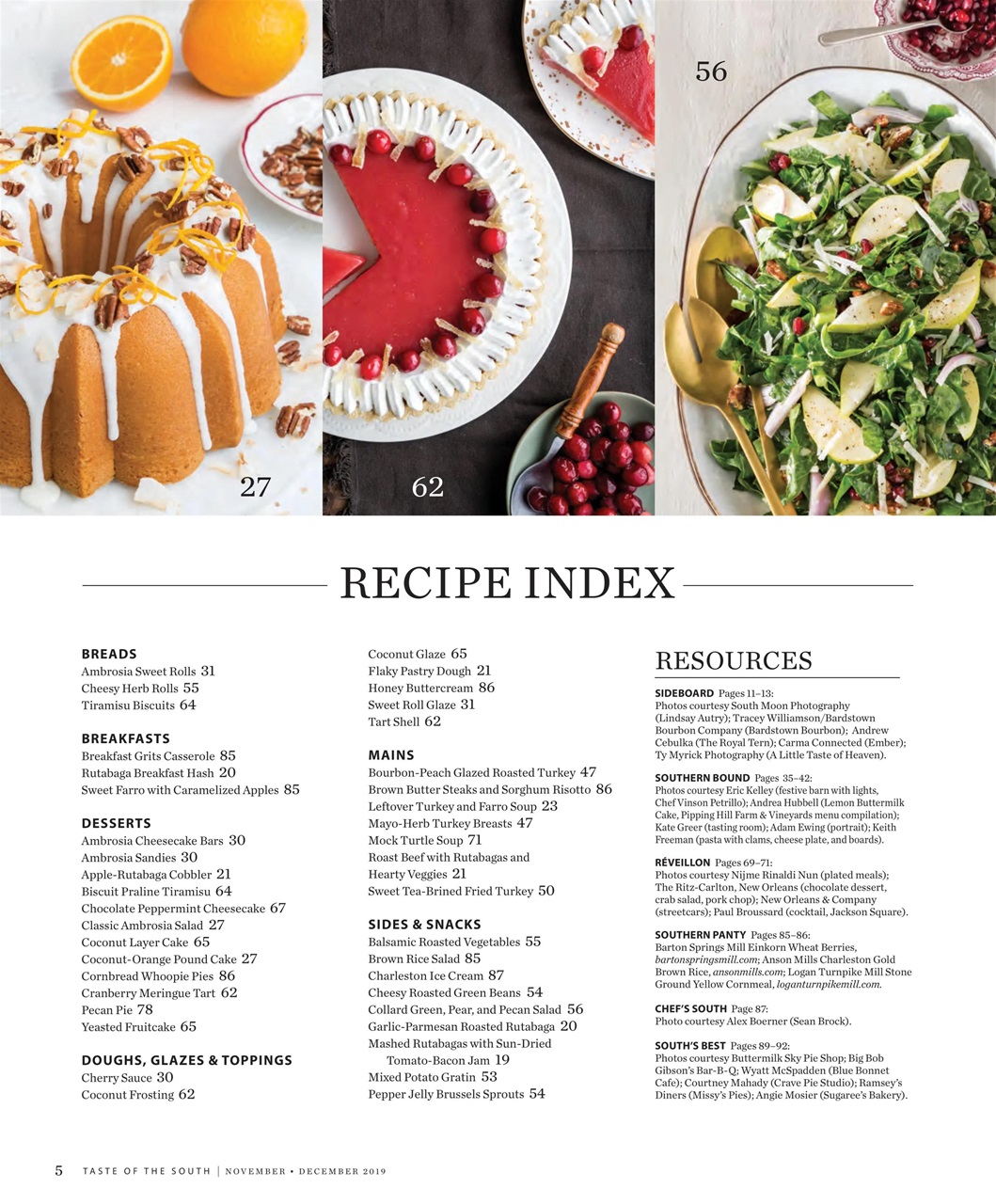 Taste of the South Preview Pages