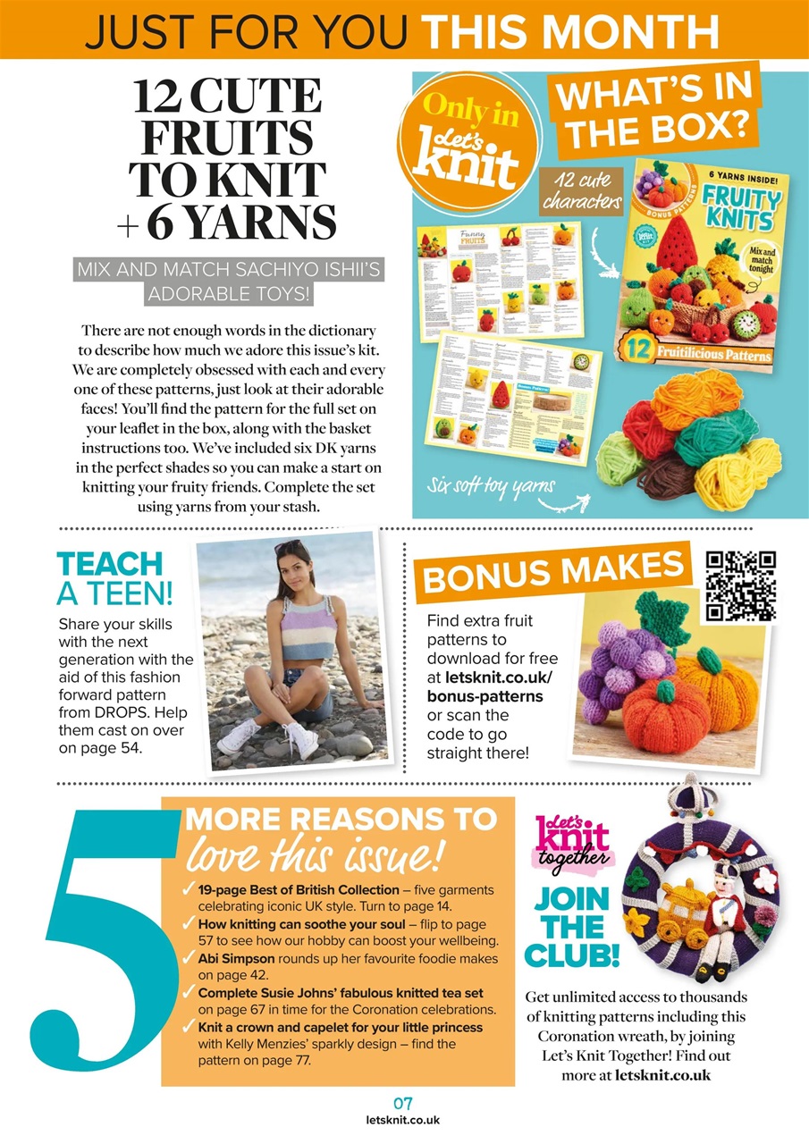 Let's Knit Preview Pages