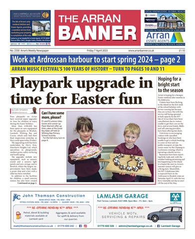 Arran Banner issue 7th April 2023
