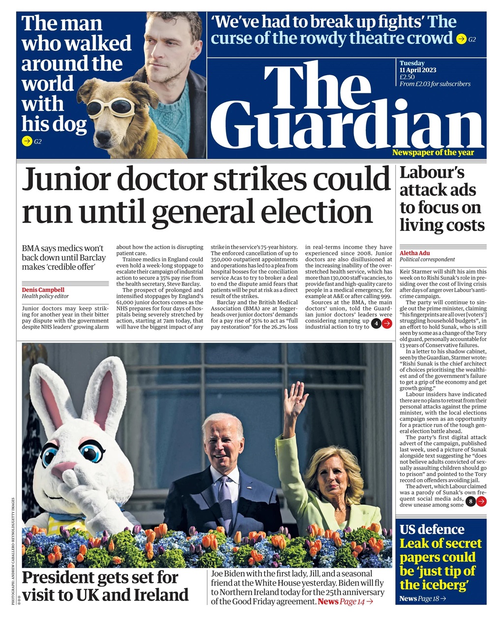 The Guardian Newspaper Preview Pages