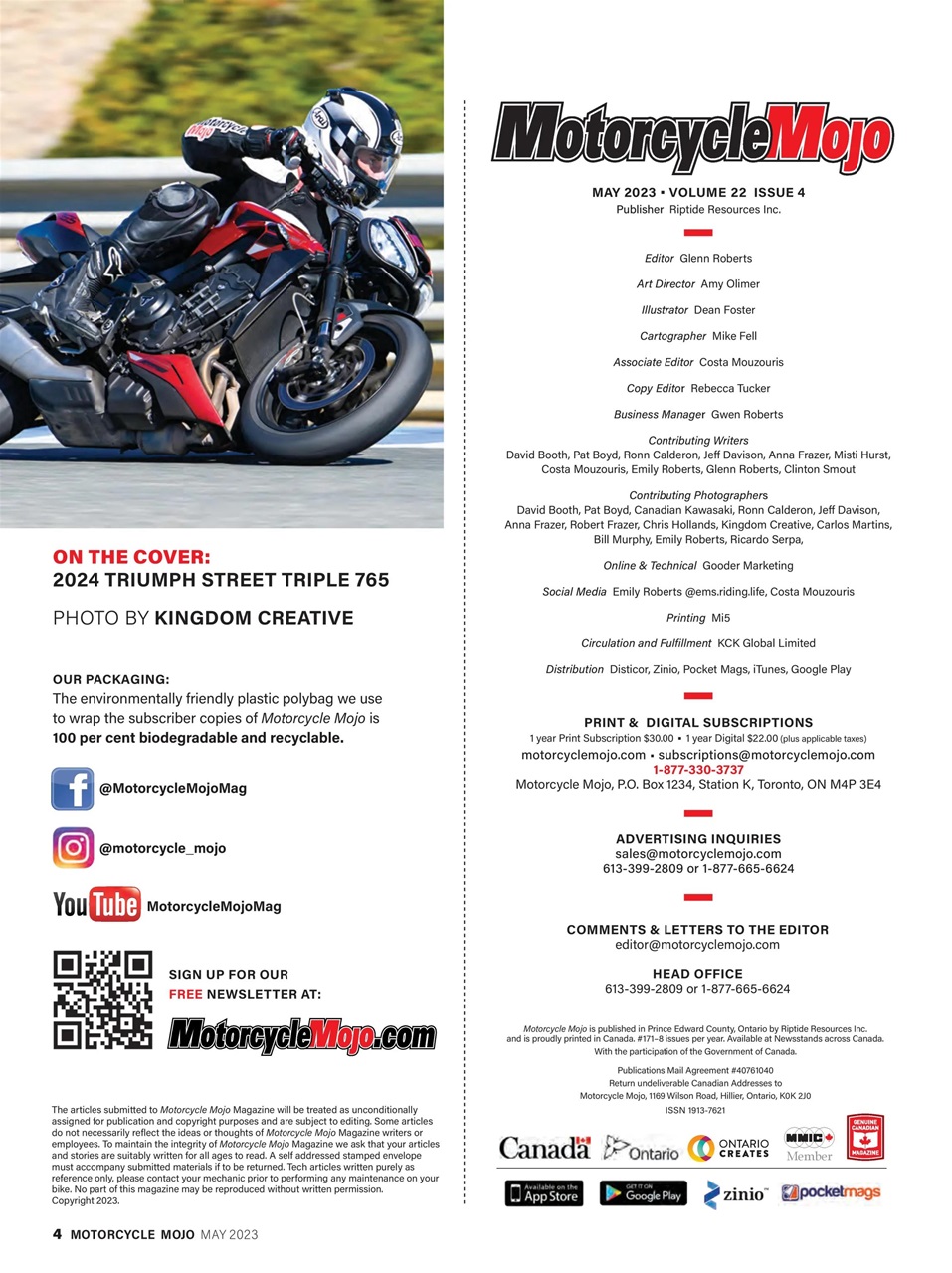 Motorcycle Mojo Preview Pages