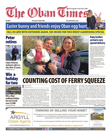 The Oban Times & Lochaber Times issue 13th April, 2023