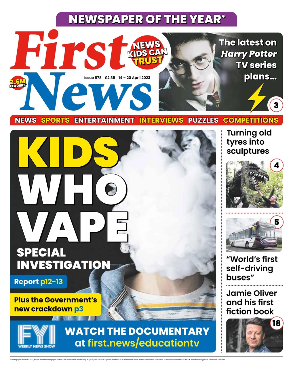 First News Preview Pages