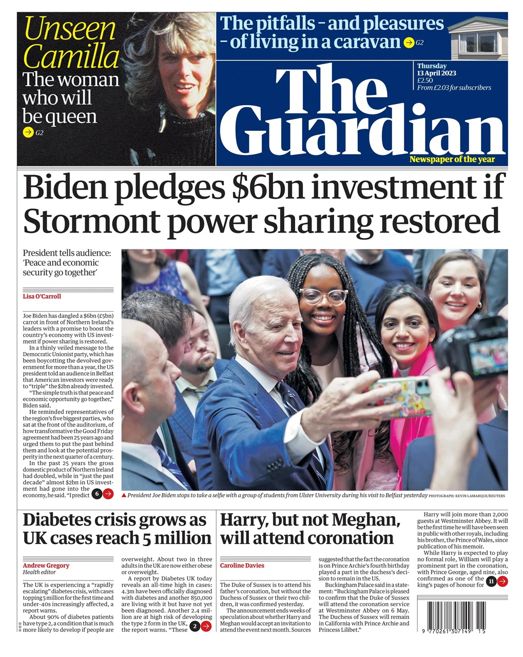 The Guardian Newspaper Preview Pages