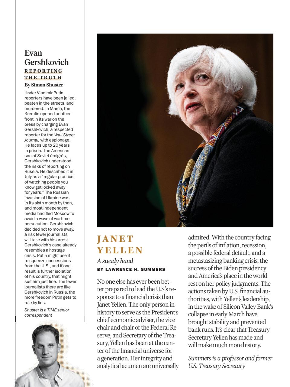 TIME Magazine Europe Preview Pages