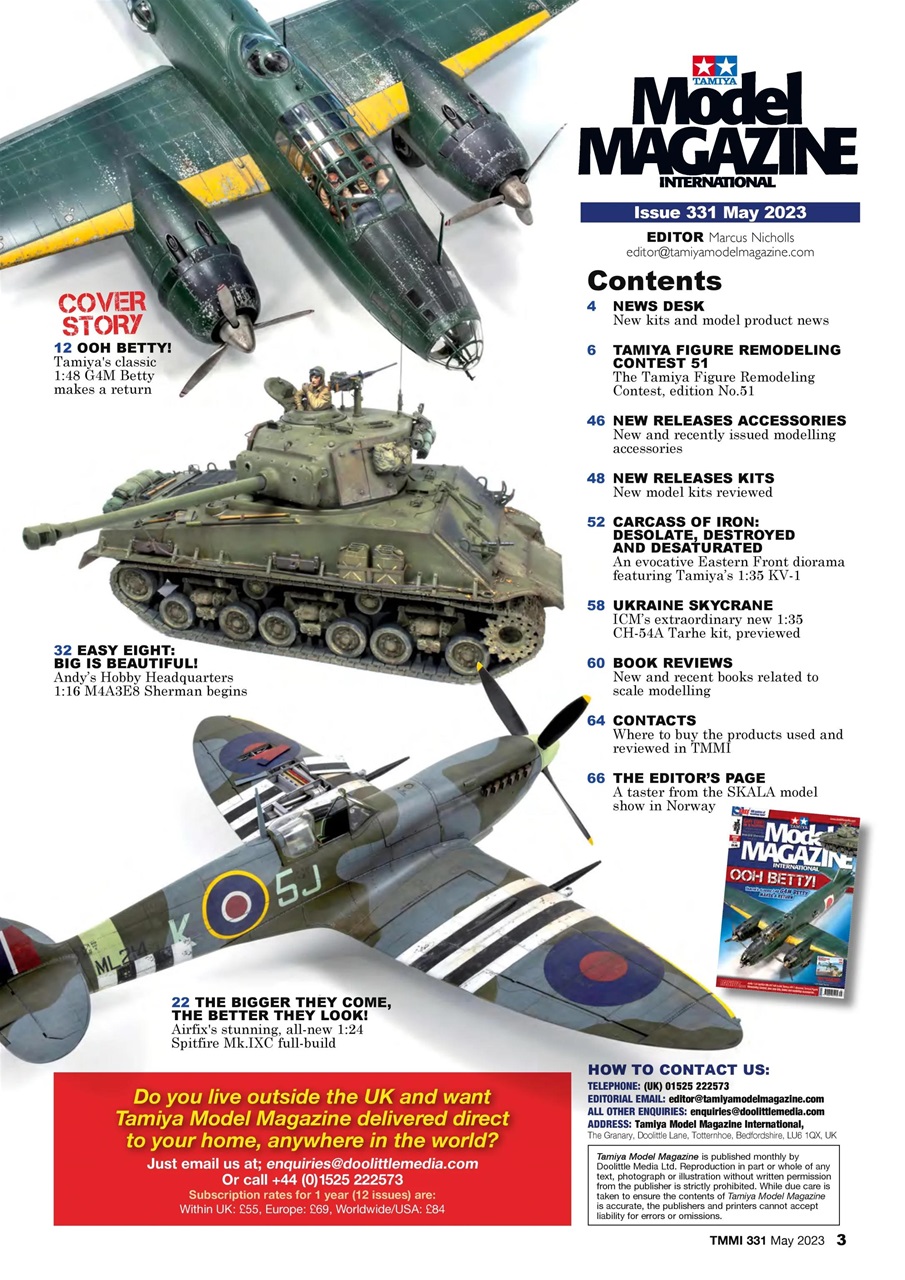 Tamiya Model Magazine Preview Pages