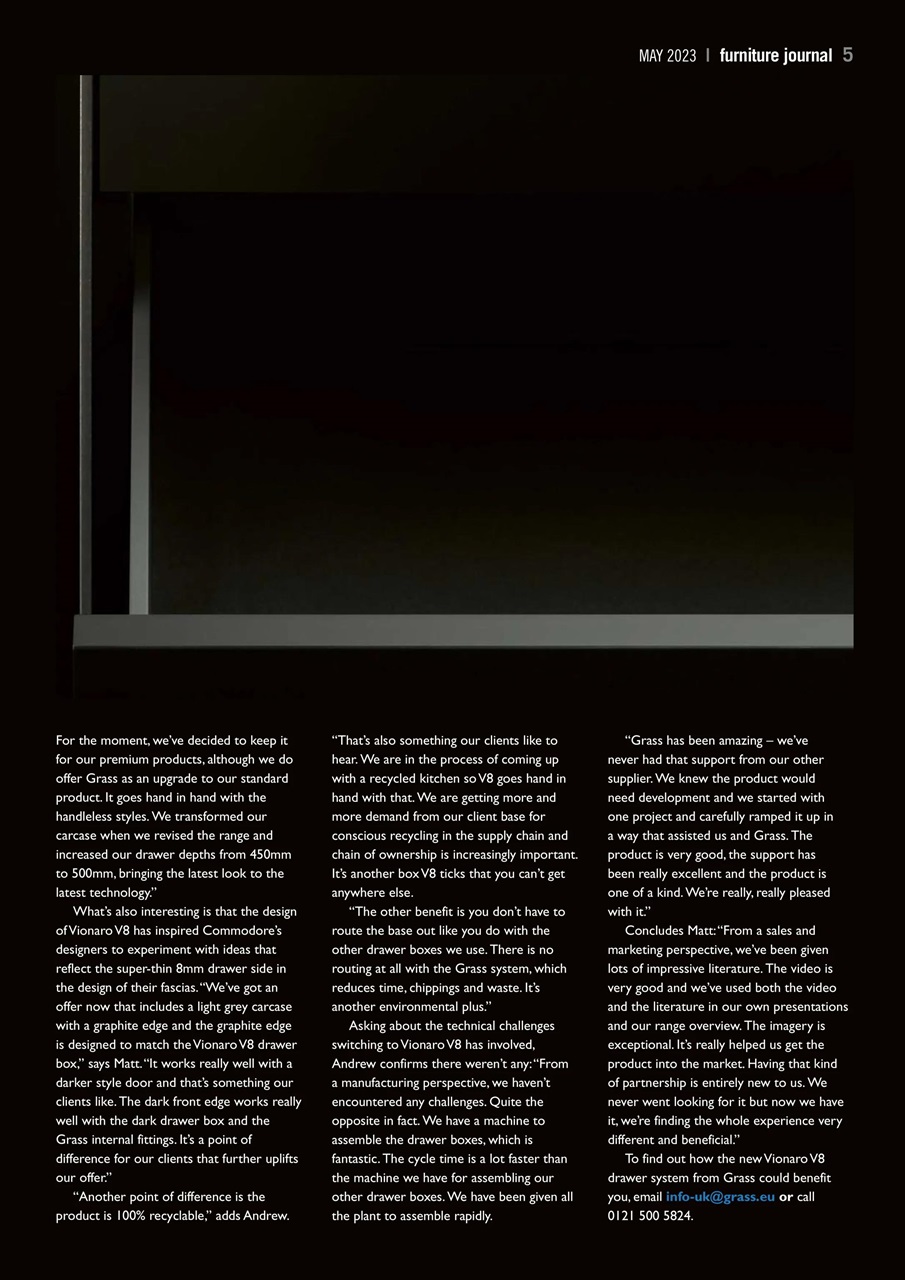 Furniture Journal Magazine Preview Pages