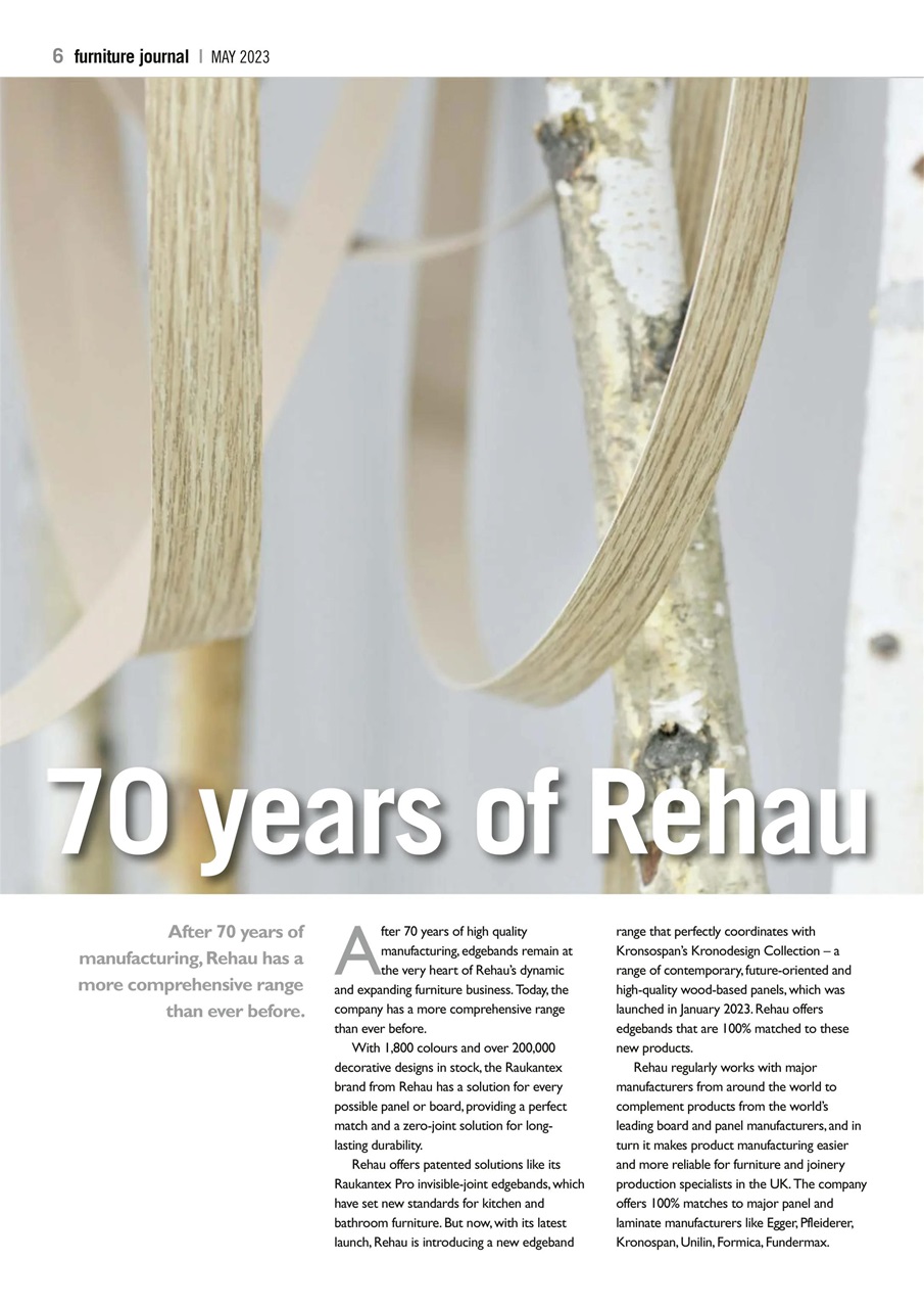 Furniture Journal Magazine Preview Pages