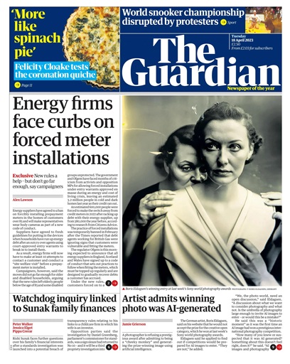 The Guardian Newspaper issue 