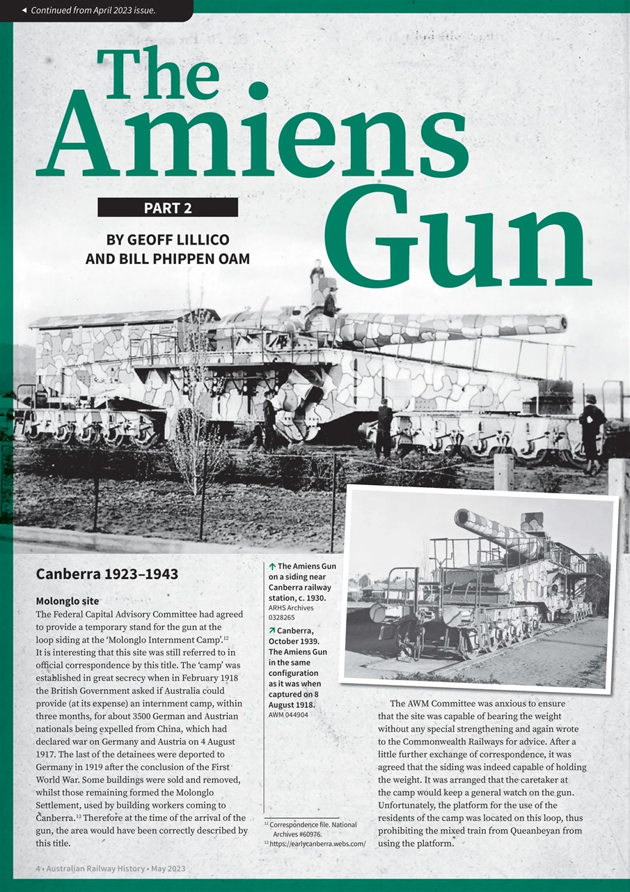 Australian Railway History Preview Pages