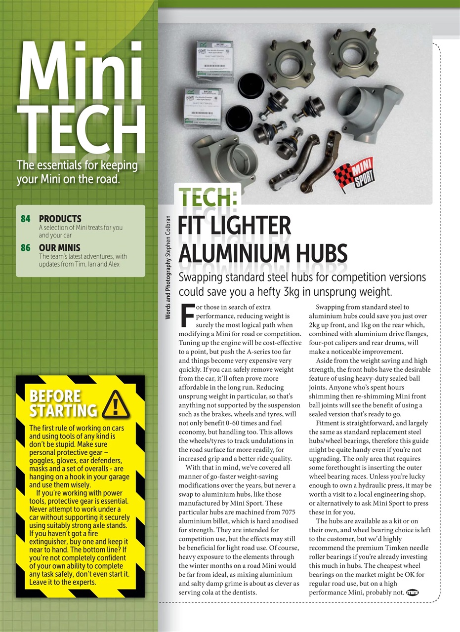 Mini Magazine Preview Pages