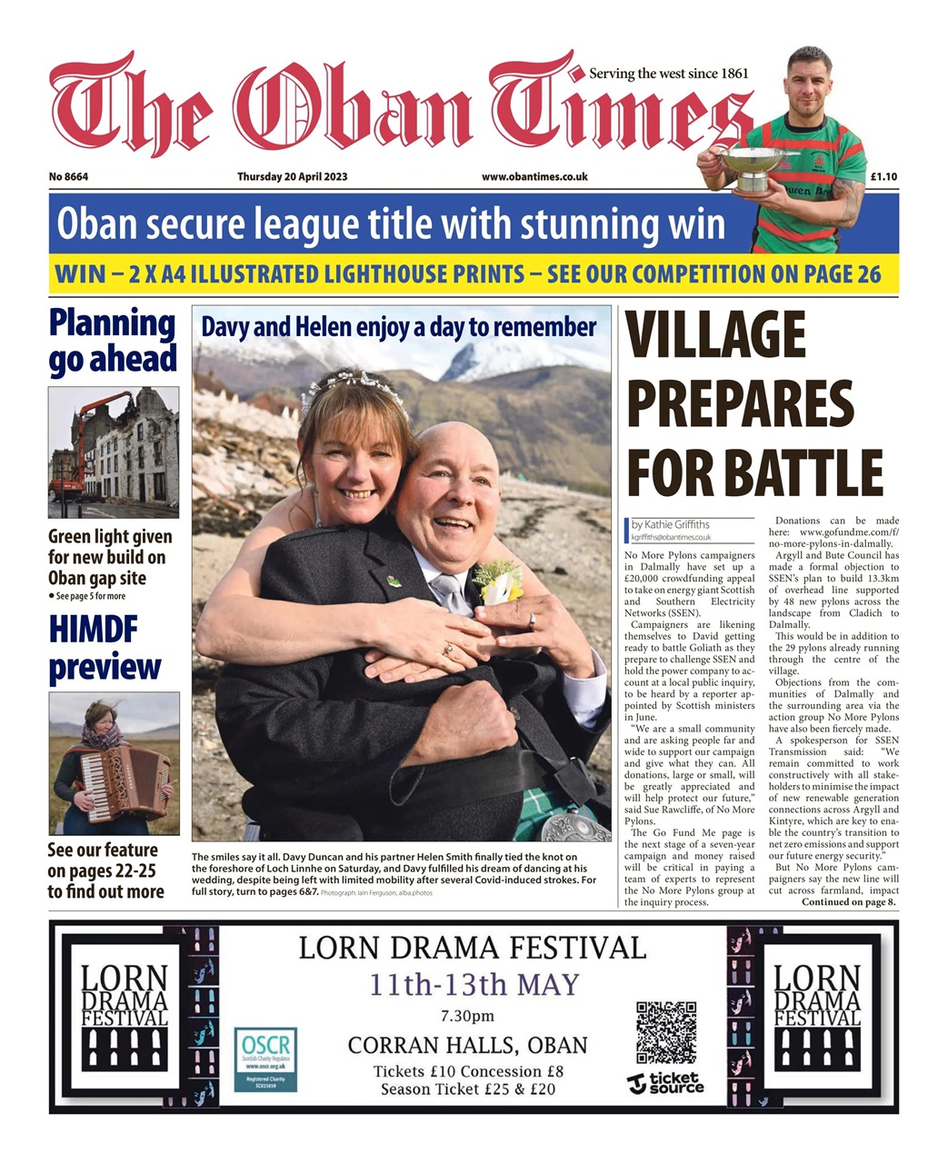 The Oban Times & Lochaber Times Preview Pages