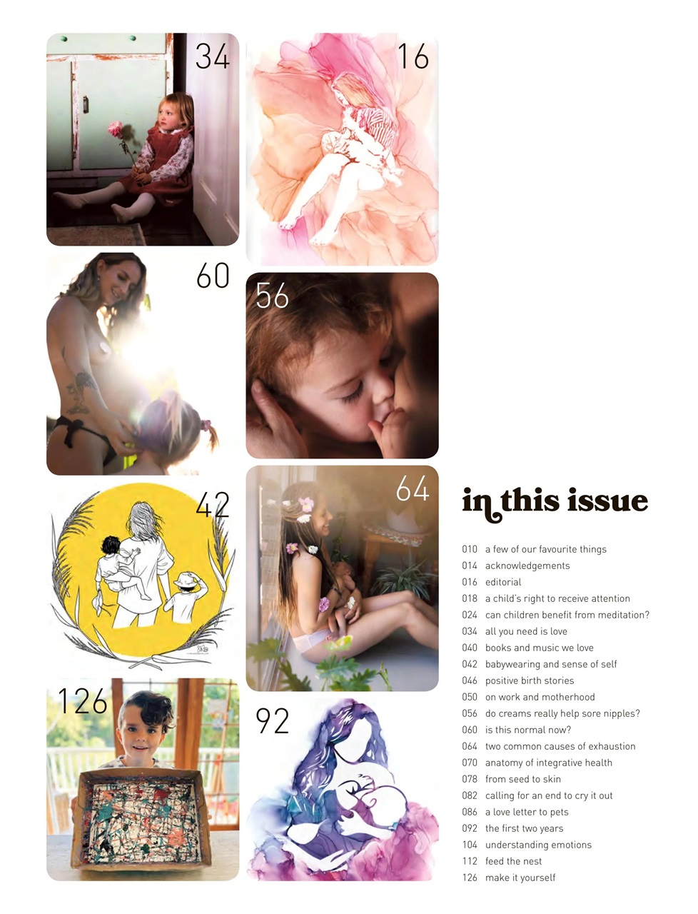 The Natural Parent Magazine Preview Pages