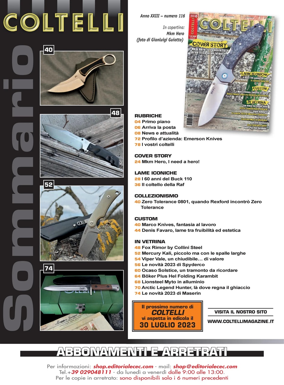 COLTELLI Preview Pages