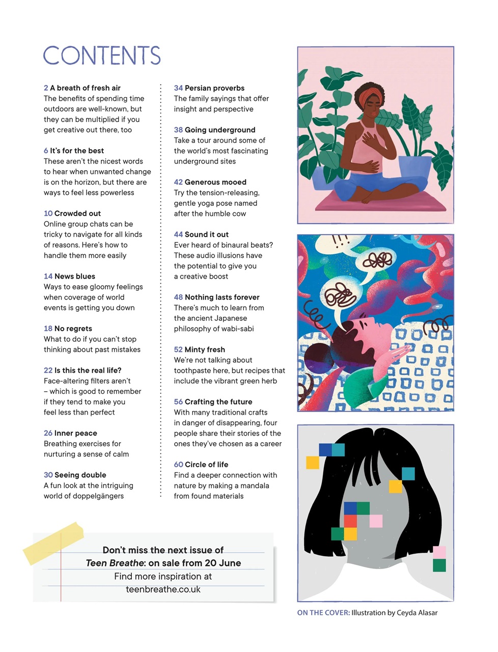 Teen Breathe Preview Pages