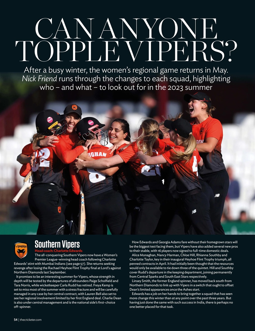 The Cricketer Magazine Preview Pages