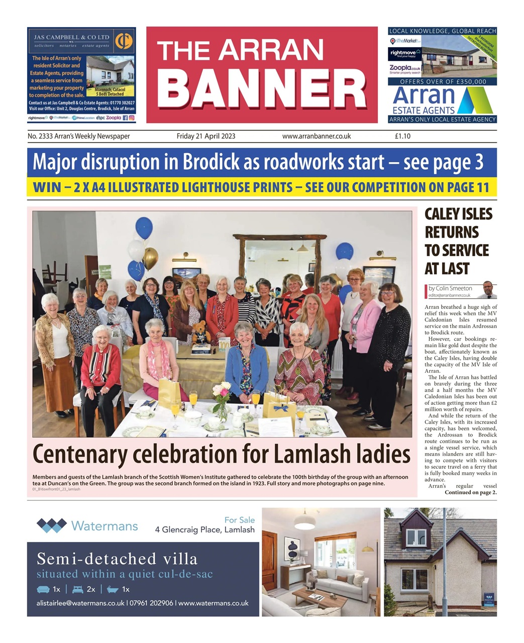 Arran Banner Preview Pages