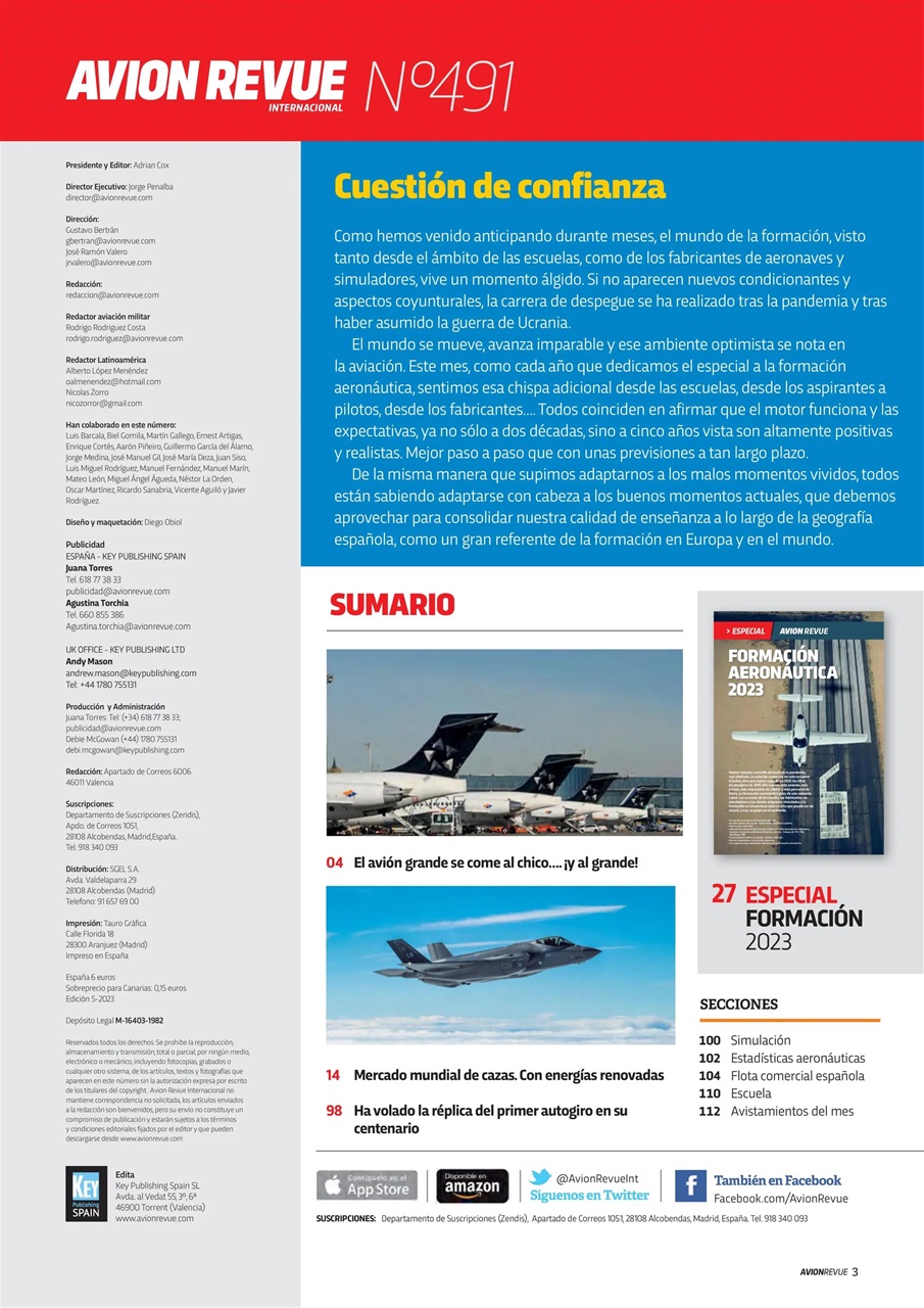 Avion Revue Internacional Preview Pages