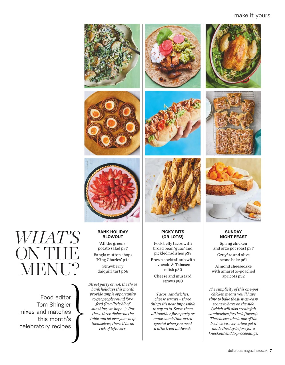 delicious. Magazine Preview Pages