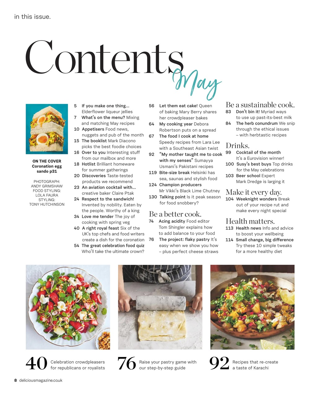 delicious. Magazine Preview Pages