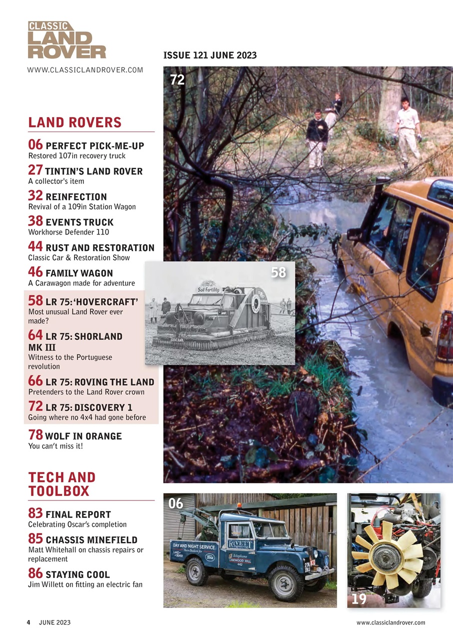 Classic Land Rover Magazine Preview Pages