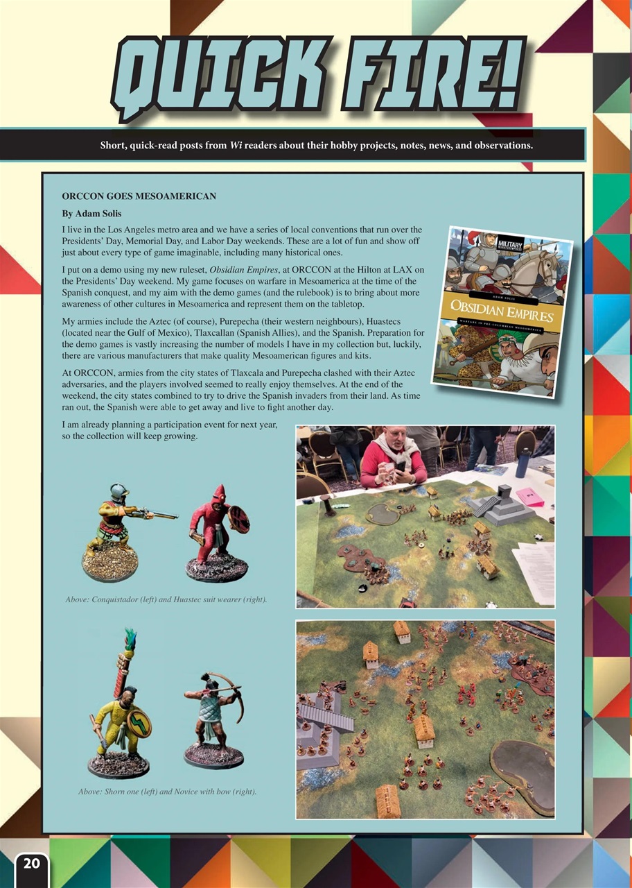 Wargames Illustrated Preview Pages