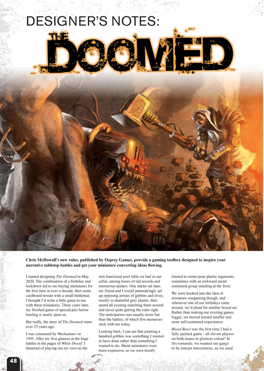 Wargames Illustrated Preview Pages