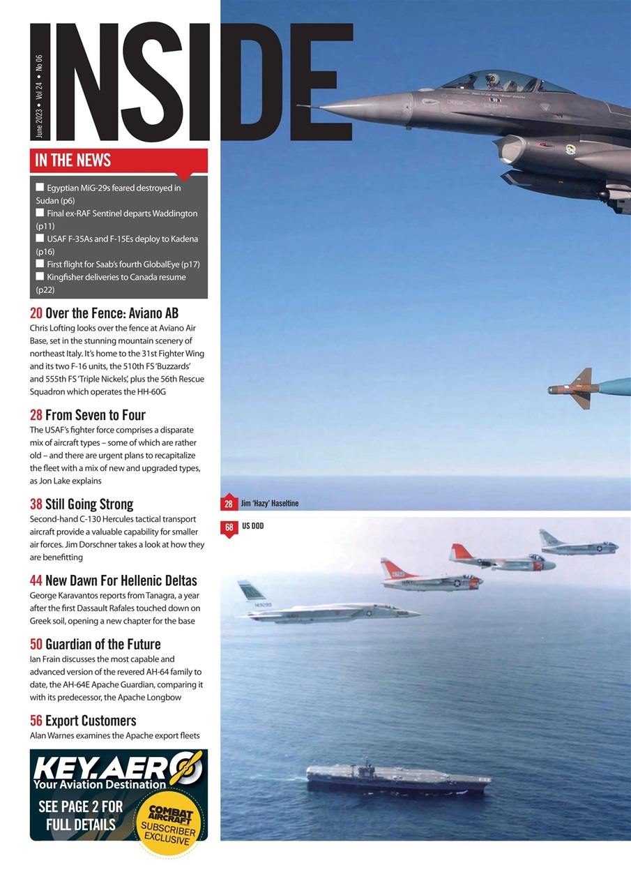 Combat Aircraft Journal Preview Pages