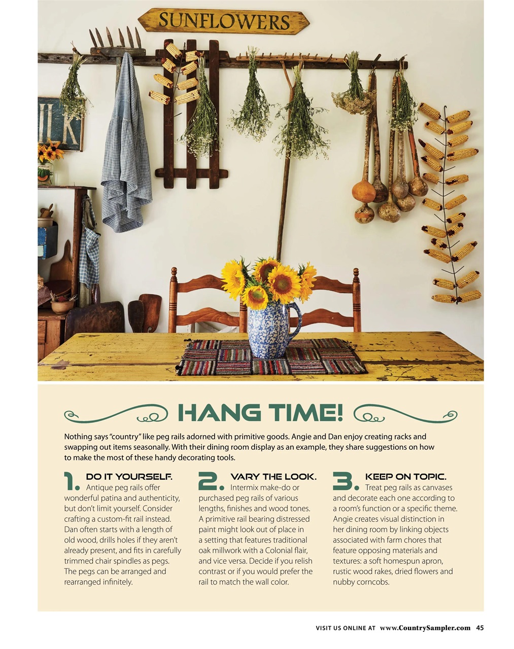 Country Sampler Preview Pages