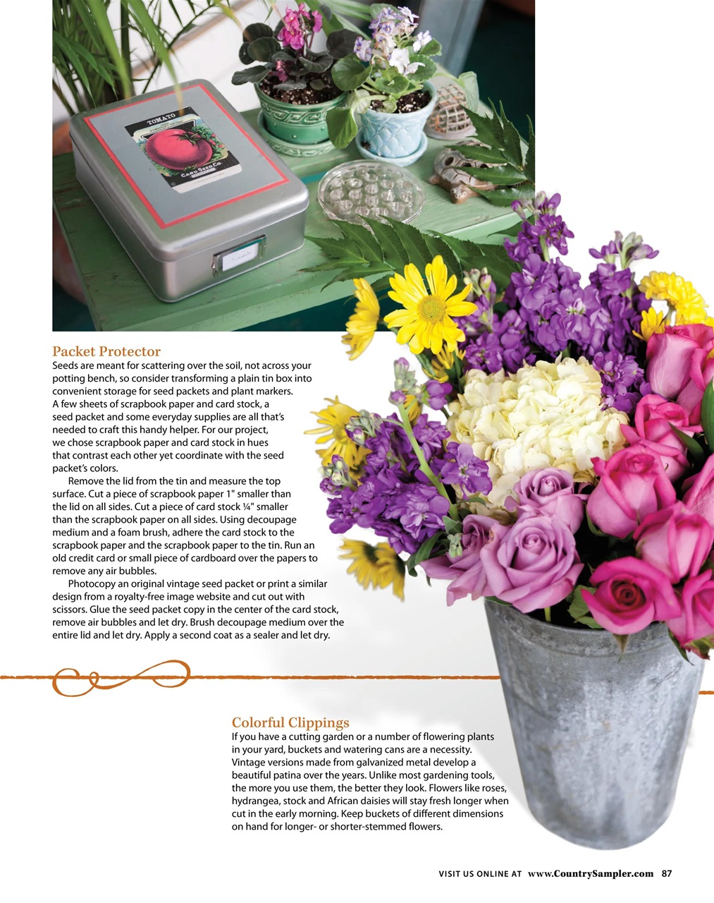 Country Sampler Preview Pages