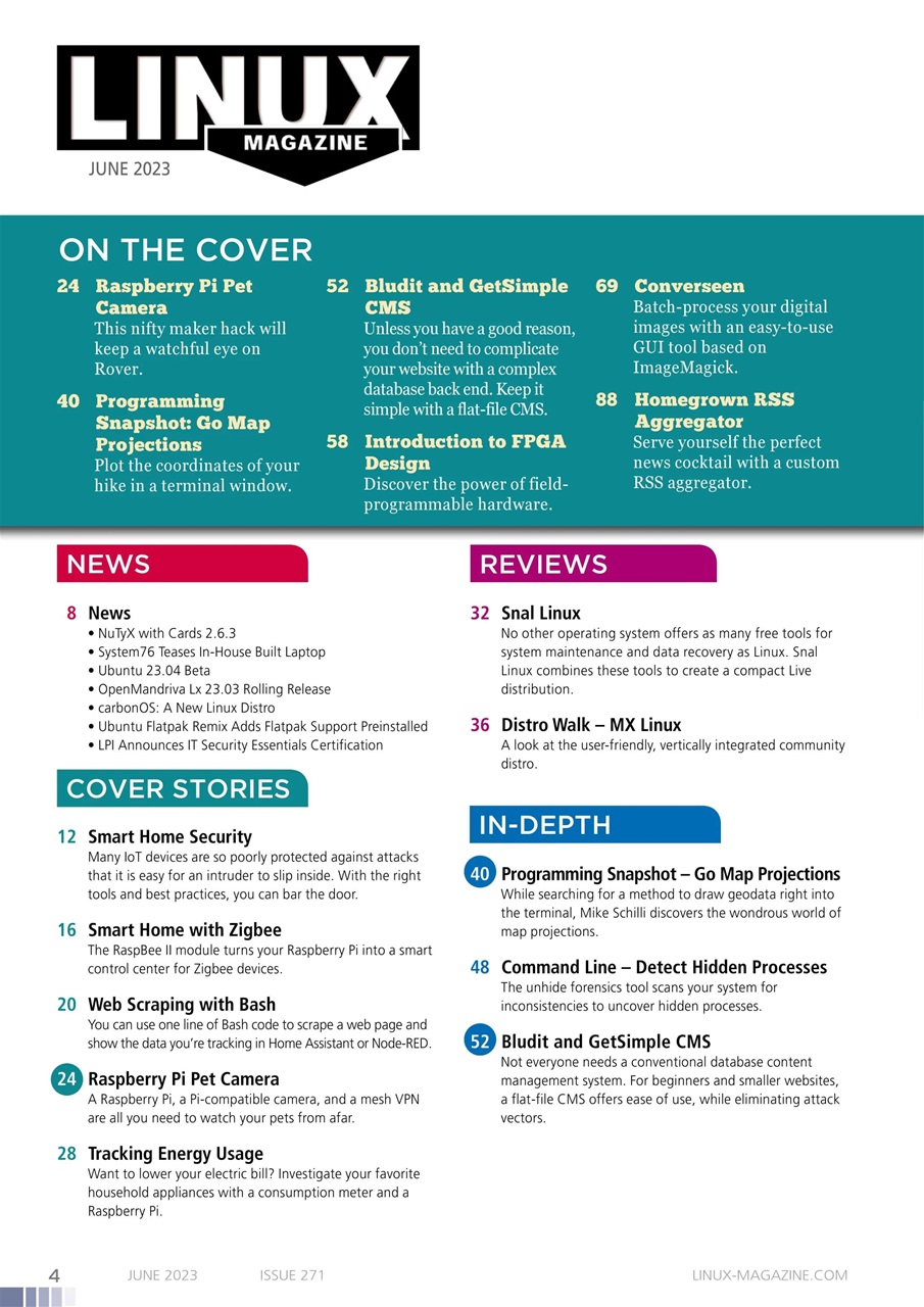 Linux Magazine Preview Pages