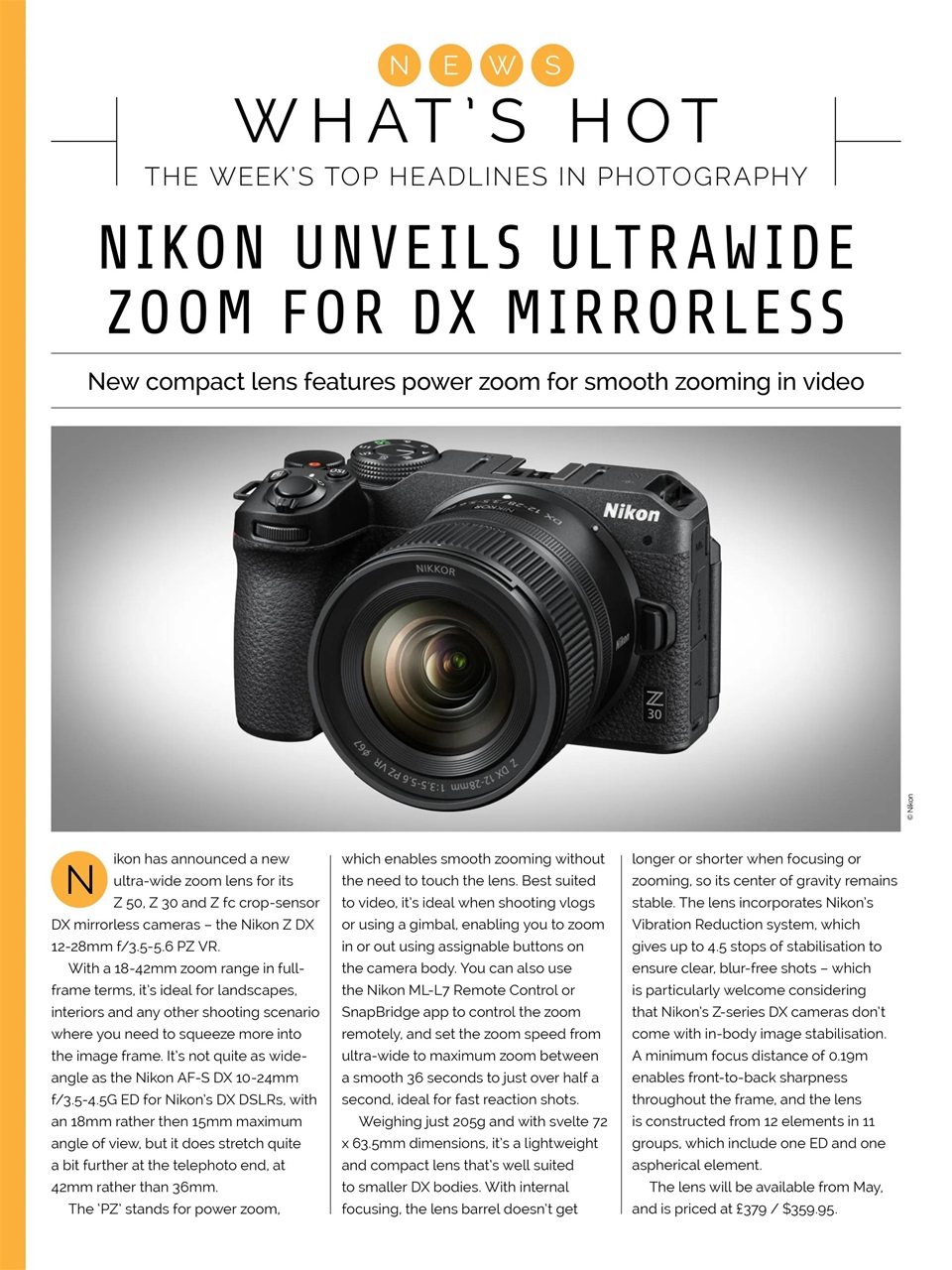 Photography Week Preview Pages