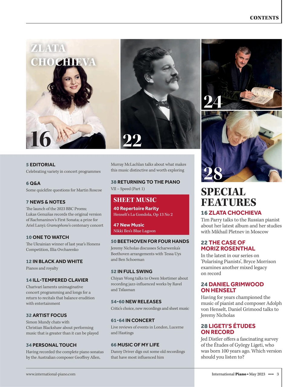 International Piano Preview Pages