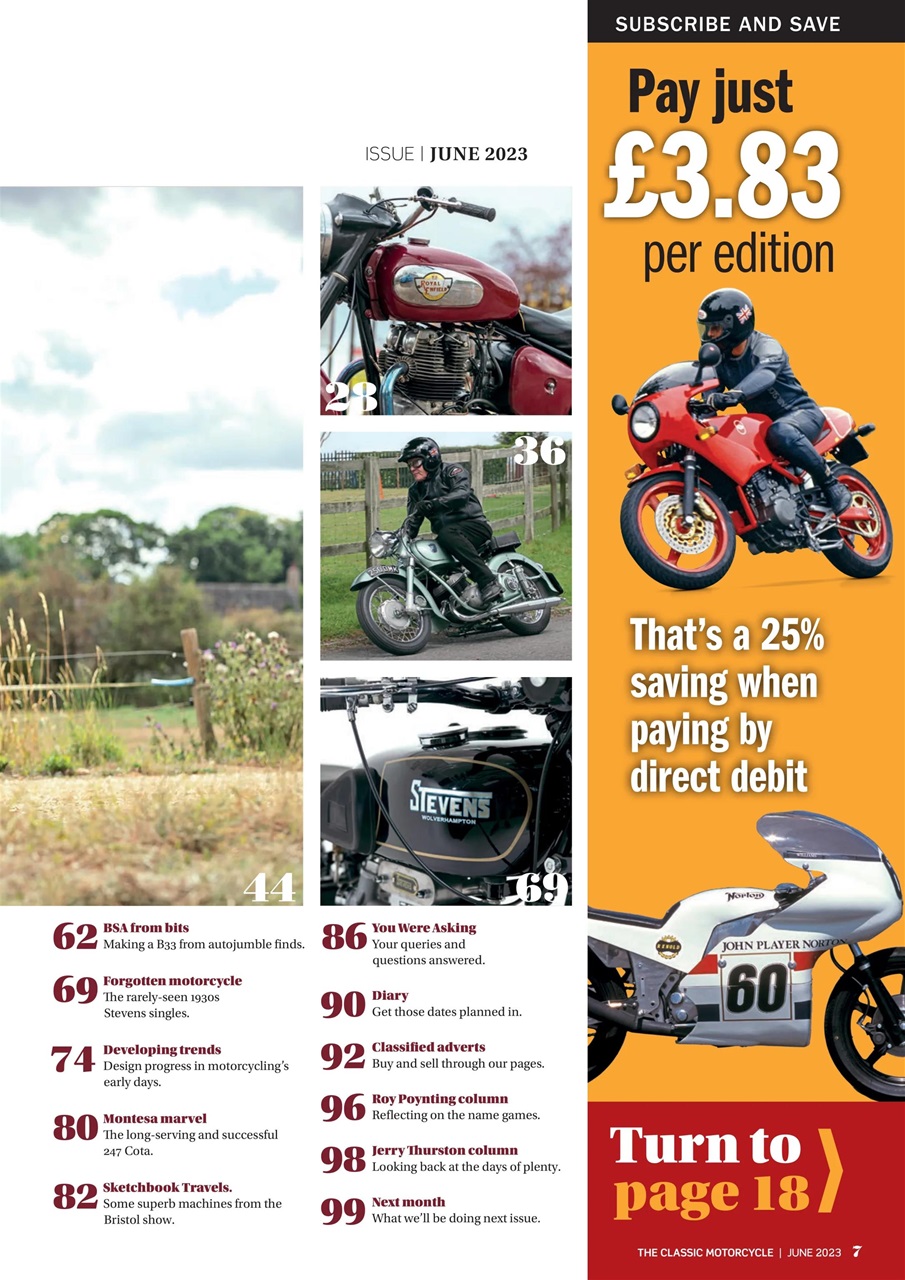 The Classic MotorCycle Preview Pages