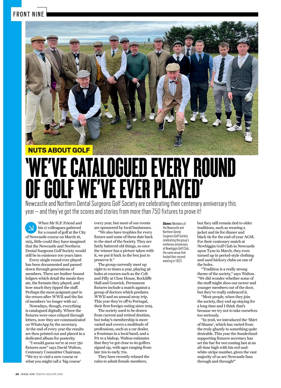 Today's Golfer Preview Pages